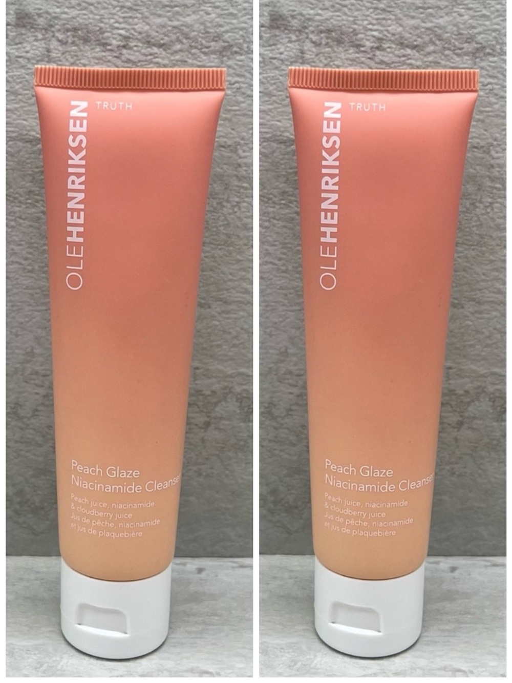 ☄️Two Ole Henriksen Peach Glaze Niacinamide Cleansers 🍑